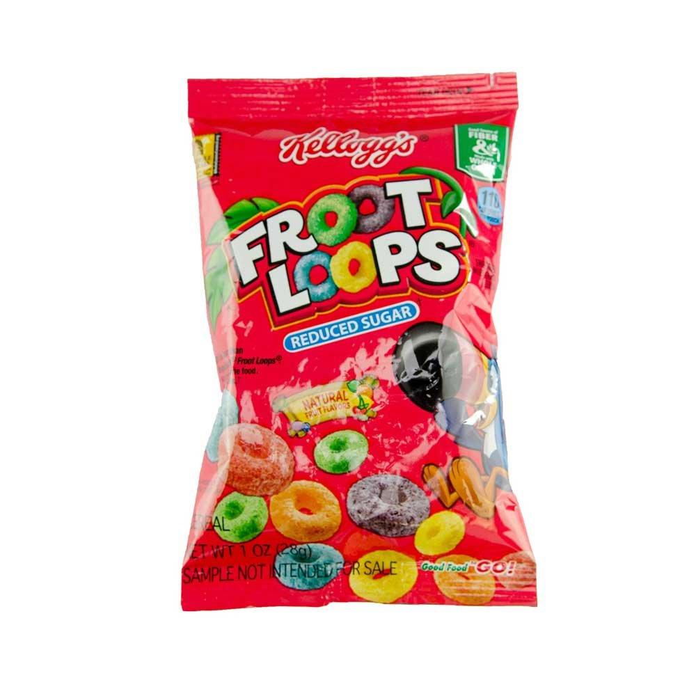 Kellogg's Kelloggs Froot Loops For Schools Cereal, 1 Ounce -- 96 per case.