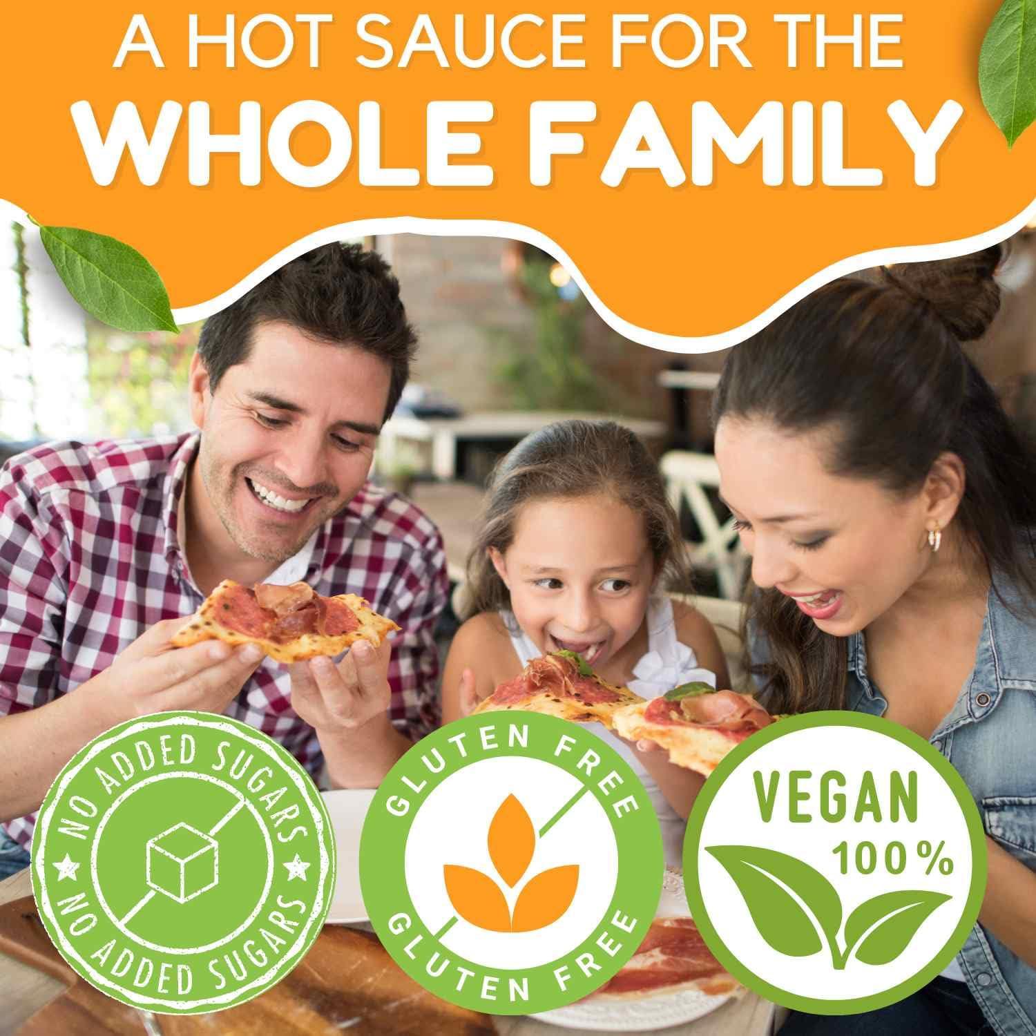 Flavor Pirate Spicy Delight Papaya Habanero Hot Sauce - Aruba Hot Sauce Made With Habanero Pepper, Papaya, and Spices, Caribbean Inspired Sweet Spicy Sauce, Gluten Free, Vegan, 2-pack