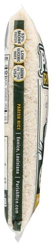 M&S Fruge Farms Parish White Rice High-Protein Rice with Low Glycemic Index Locally Grown Long-Grain White Rice Made in the USA Rich Nutrient Content Ideal for Curry, Desserts, Stir-Fry 2lb Bag