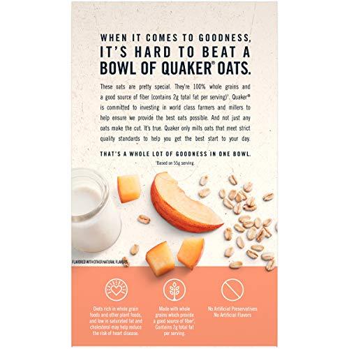 Quaker Quaker, Instant Oatmeal, Peaches And Cream, 10 Ct, 10.5 Oz
