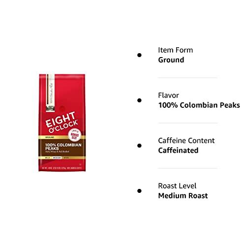 Eight O'Clock Coffee Eight O'Clock Coffee, Colombian, Ground Coffee, 43 Ounce