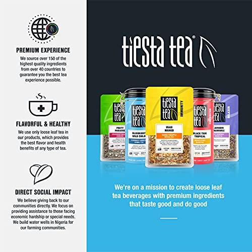 Tiesta Tea Tiesta Tea - Dried Hibiscus | Cut & Sifted Hibiscus Flower | Premium Loose Leaf Tea Blend | Non-Caffeinated Tea | Make Hot or Iced Tea & Brews Up to 200 Cups - 16 Ounce Resealable Bulk Pouch