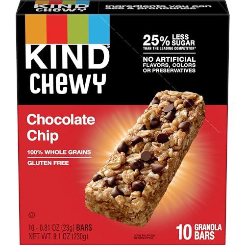 KIND KIND Kids Granola Chewy Bar, Chocolate Chip, 10 Count