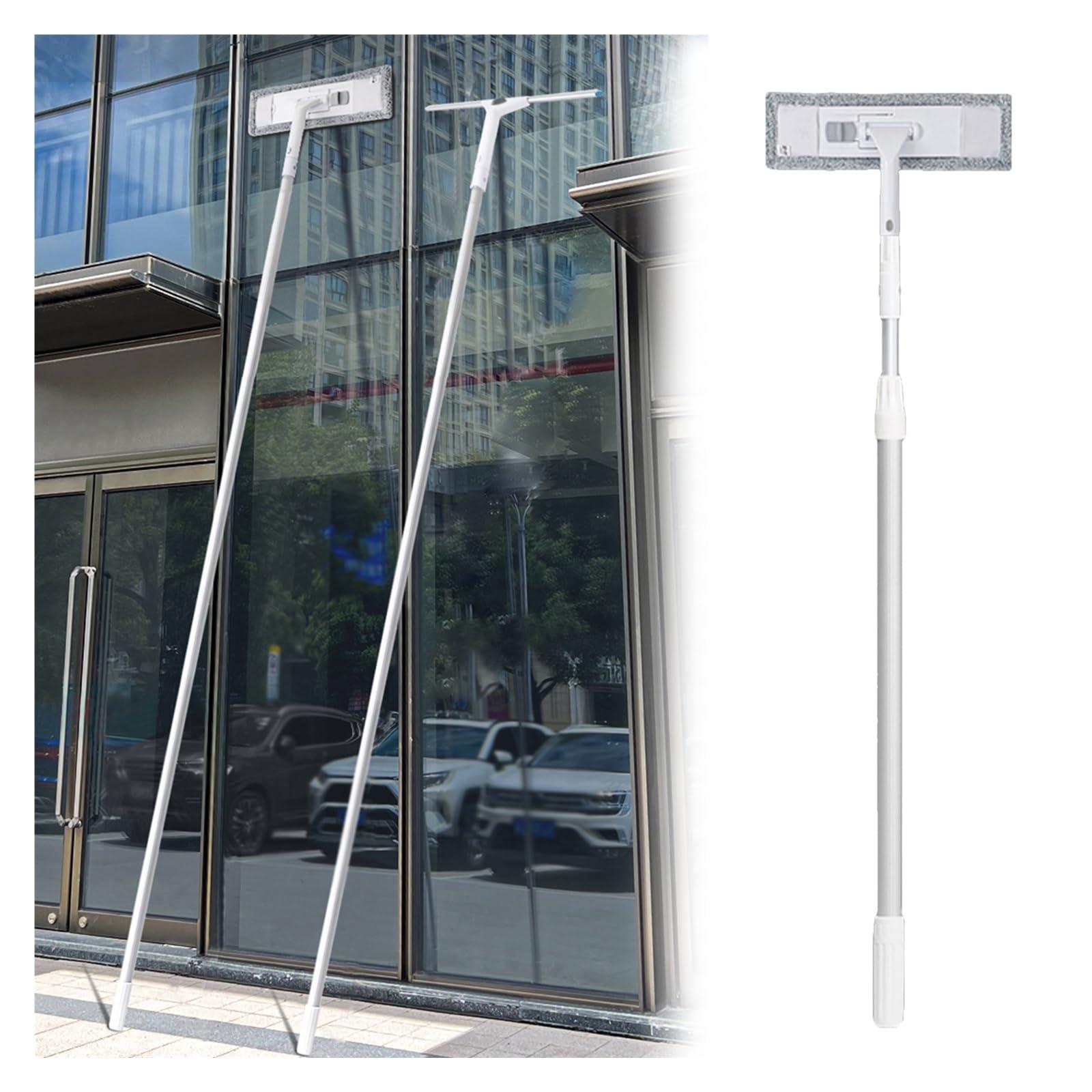 AMUFJJ AMUFJJ Extra Long Window Cleaning Pole, 16 20 25 Feet 30 35 40 FT Window Washing Kit for Malls/Apartment, Glass Cleaner Tool for Tiles/Shower Glass Doors(Length 7.7m/25.3ft)