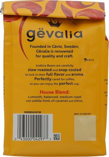 Gevalia Gevalia Decaf House Blend Medium Roast Ground Coffee (12 oz Bag) (Pack of 5)