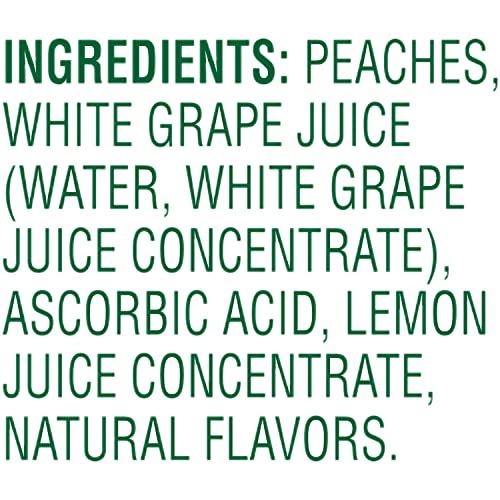 Del Monte DEL MONTE Diced Peaches FRUIT CUP Snacks in 100% Fruit Juice, 12 Pack, 4 oz