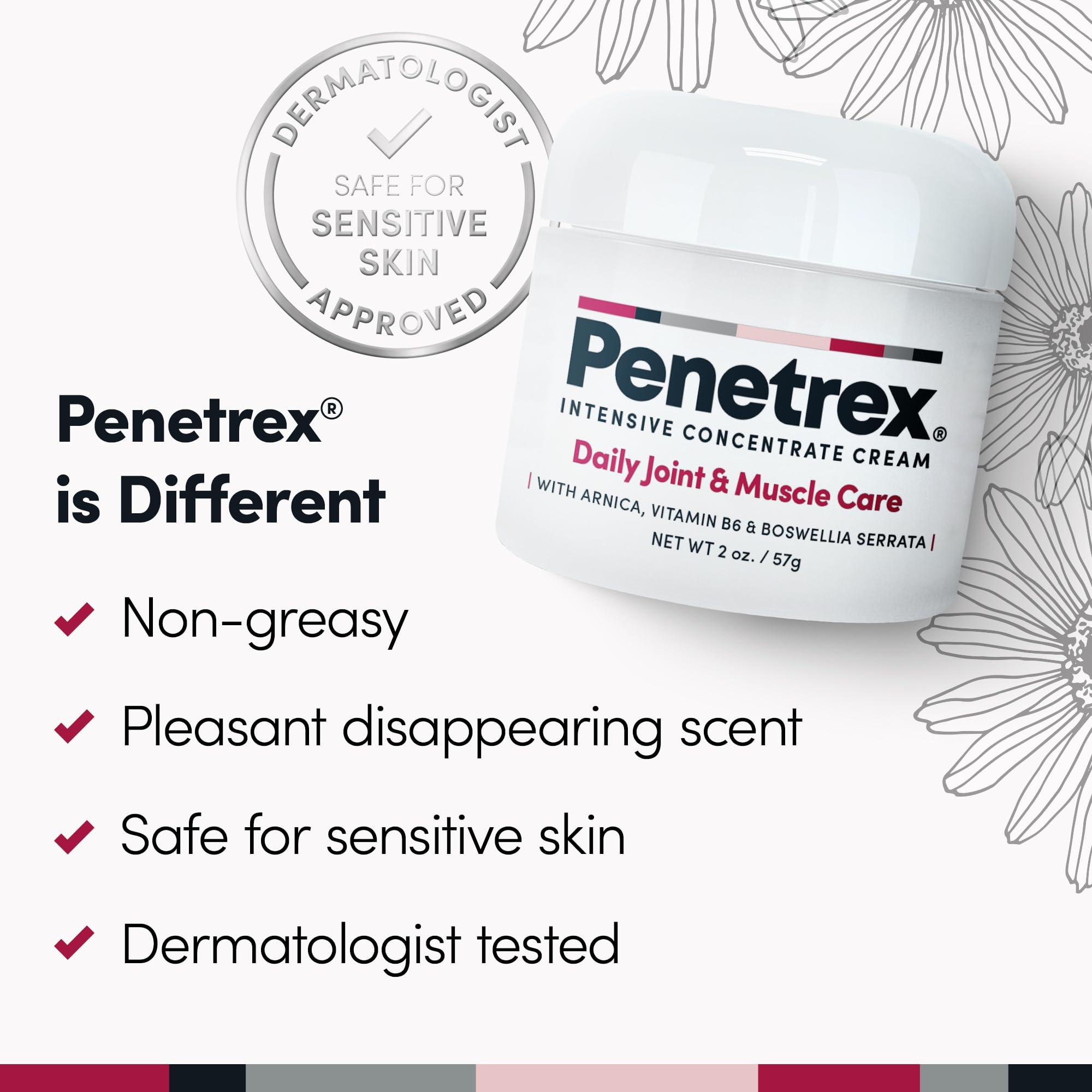 Penetrex Penetrex Joint & Muscle Therapy  Soothing Comfort for Back, Neck, Hands, Feet  Premium Whole Body Rub with Arnica, Vitamin B6 MSM & Boswellia  2oz 3-Pack