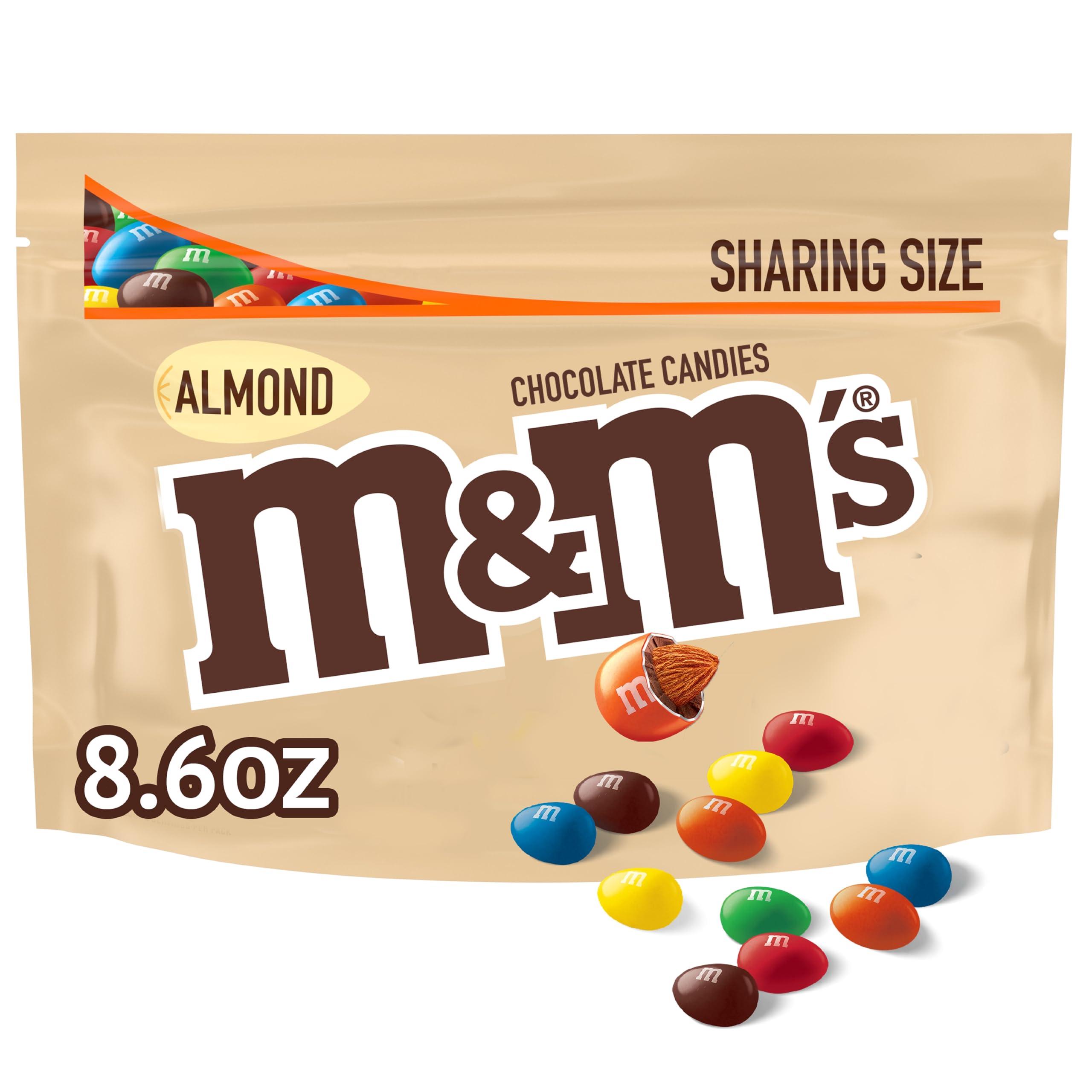 M&M\'S M&M\'S Almond Milk Chocolate Easter Candy, Sharing Size, 8.6 oz Bag