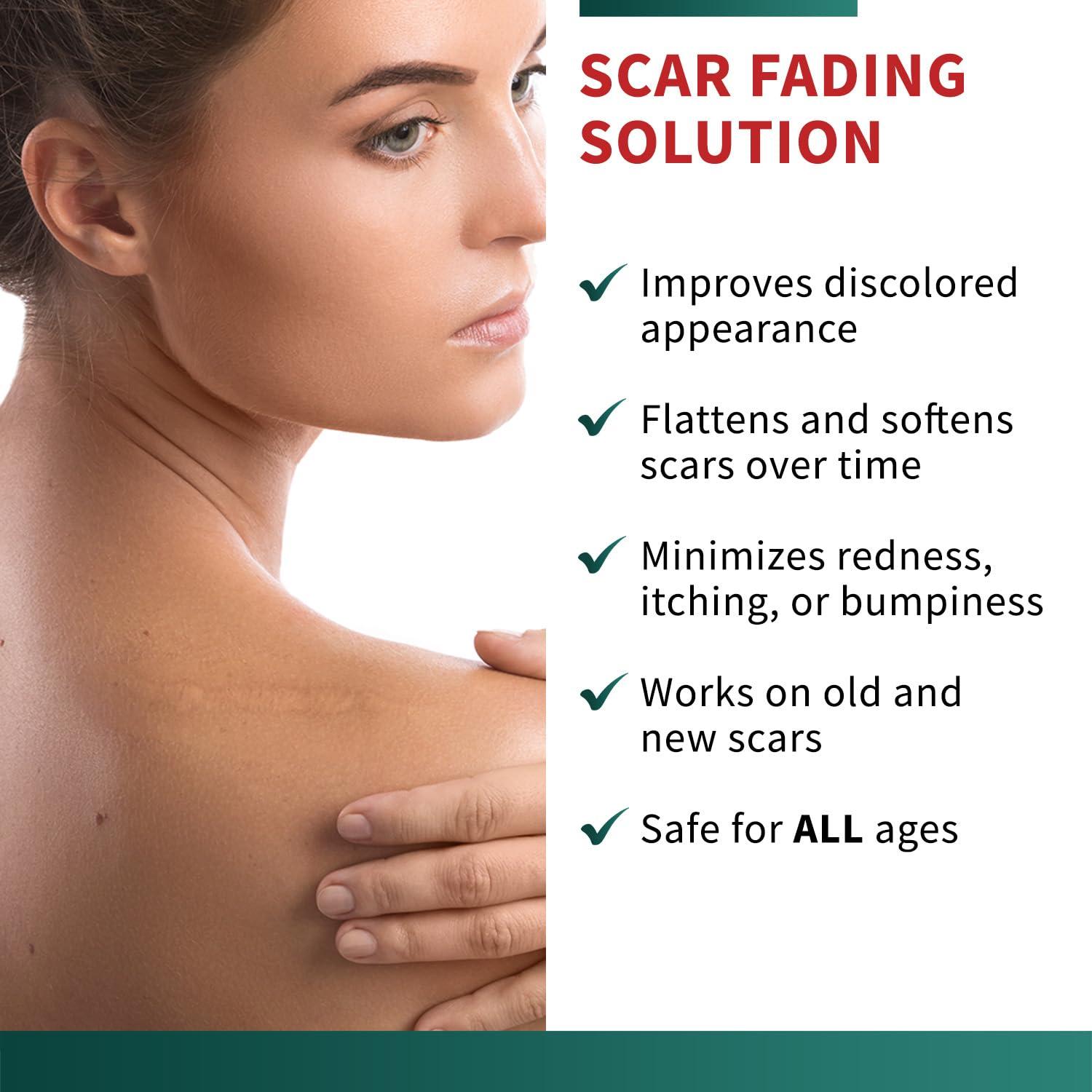 Protect Life Medical Grade Silicone Scar Tape Advanced Adhesive Formulation (1.6" x 118") Scar Removal Away Strips for Surgical Scars, Silicone Tape & Keloid Scar Treatment, Reusable Silicone Scar Sheets