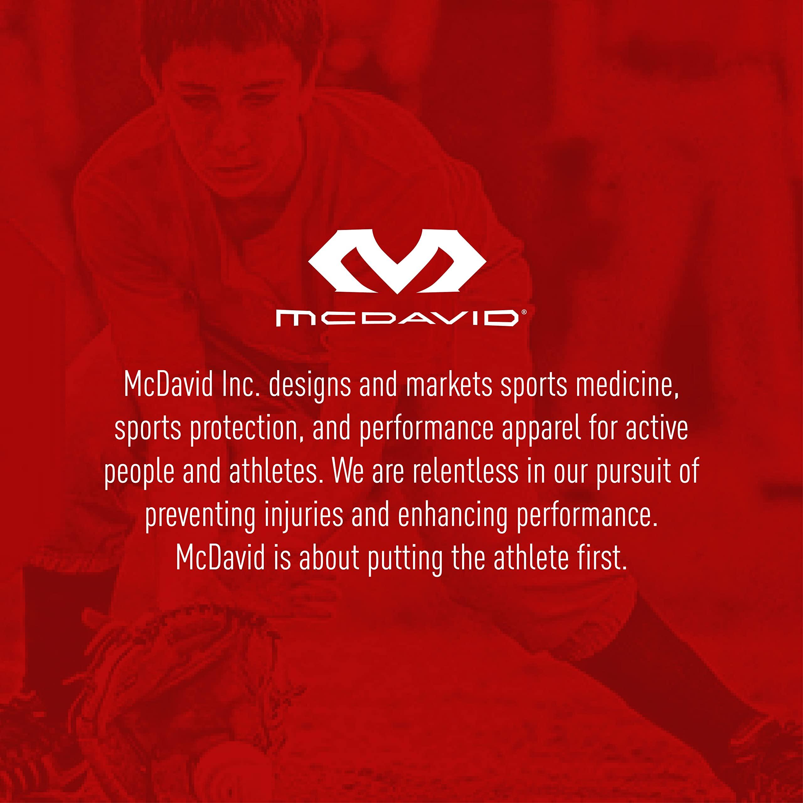 McDavid McDavid Calf Compression Sleeve, Light Support for Left or Right Leg, Helps Provide Relief From Pain, Men & Women, Black, Adult S