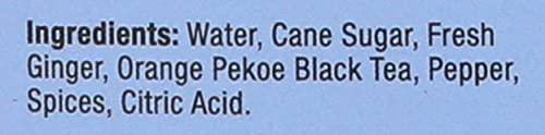 Sherpa Chai Sherpa Chai Spicy Organic Chai Tea Concentrate, 64 oz - Himalayan Black Tea Concentrate w/Freshly Pressed Ginger - Authentic Recipe Brewed by Nepali Sherpas - Chai Tea Gift for Latte Tea Lovers