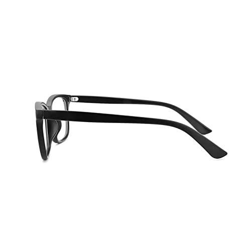 Jcerki Jcerki Myopia glasses -1.00 Distance nearsighted glasses Black Frame Unisex Glasses