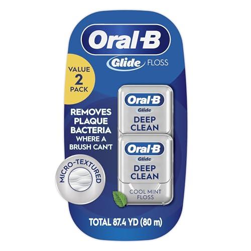 Oral-B Oral-B Glide Pro-Health Deep Clean Dental Floss, Cool Mint, 40 m, Pack of 2