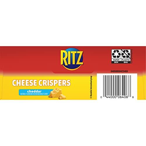 Ritz Ritz Crispers Cheddar Chips, Cheese, 6 Count (Pack of 1)