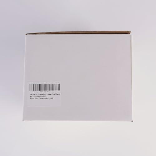 FACIACC FACIACC Pour Over Coffee Dripper, Professional Stainless Steel Coffee Filter, Paperless and Reusable, Upgraded Double Micro Mesh Filter with Spoon and Silicone Tray, Cleaning Brush (3-4 Cup)