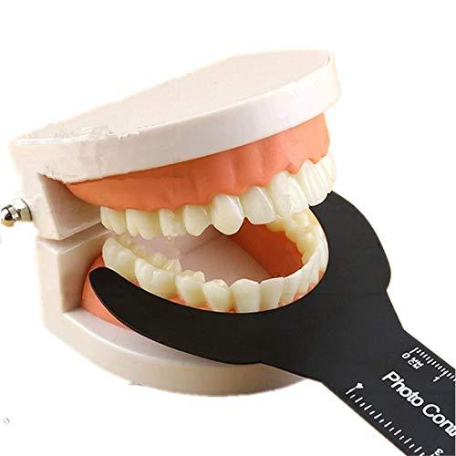 N/U 6Pcs Dental Photo Contrast Black Background Board Intraoral Orthodontic Photographic Contrast Palatal Photography Contraster