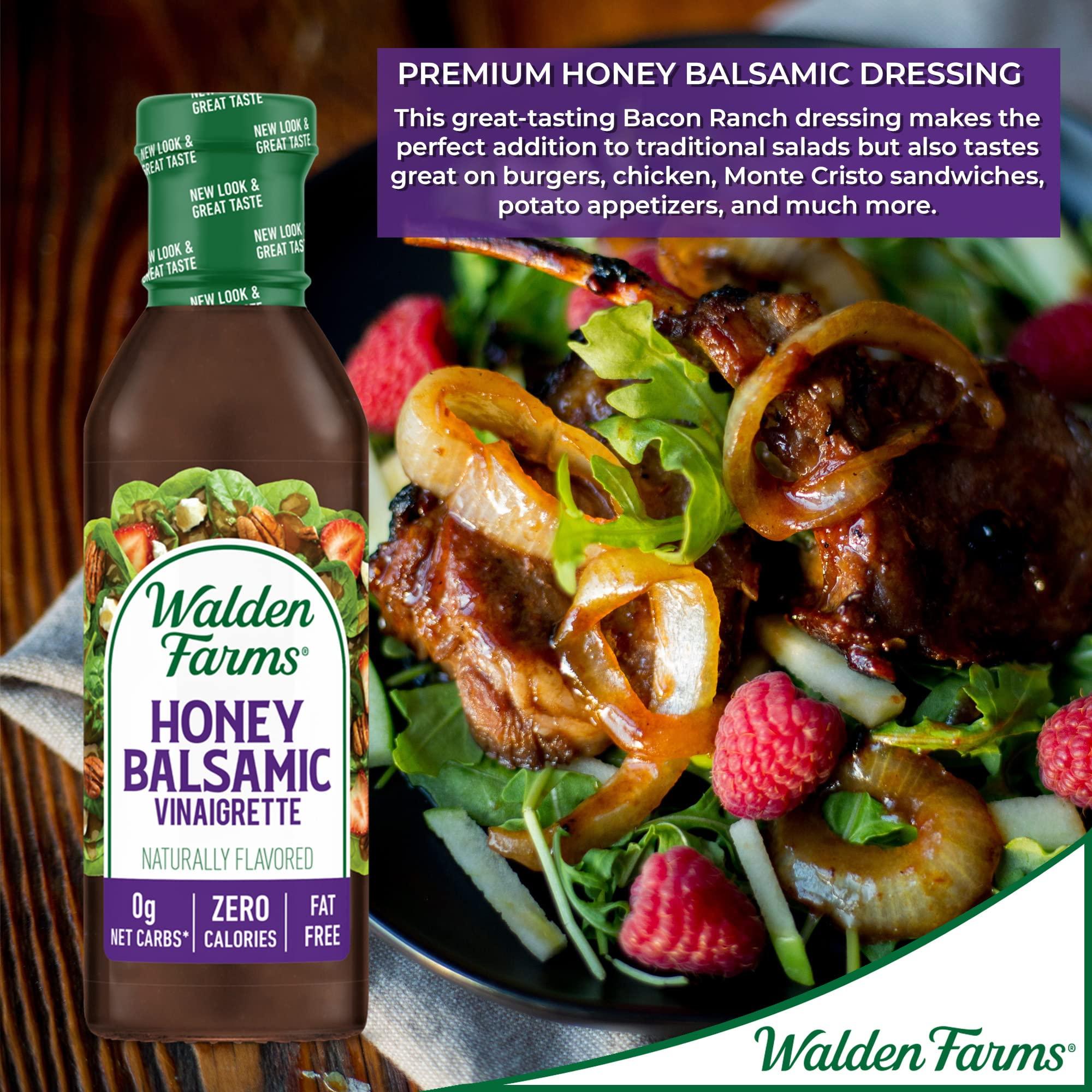 Walden Farms Walden Farms Calorie Free Dressing Honey Balsamic Vinaigrette - 12 Fl oz - 2 Pc