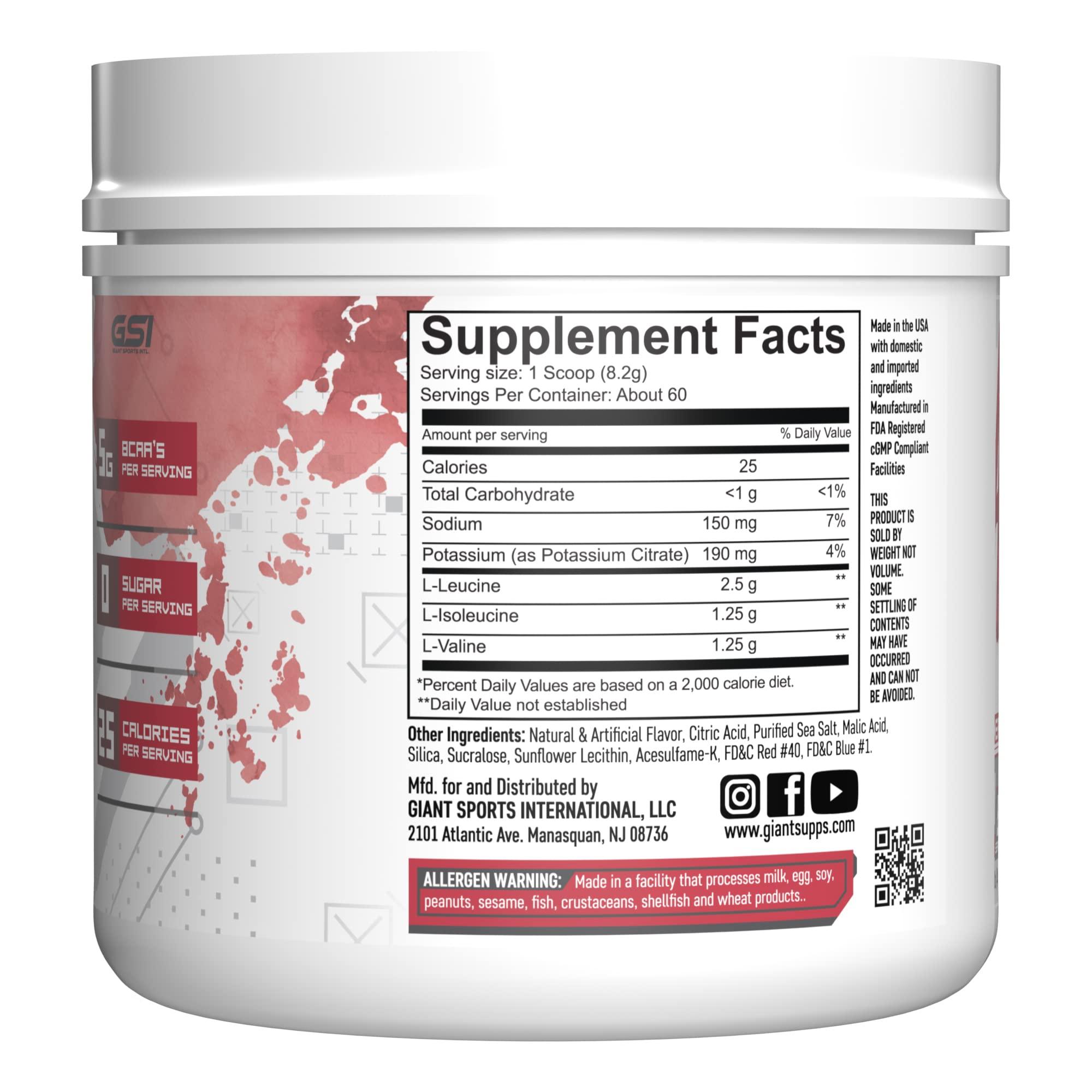 Giant Performance Giant Performance Edge BCAA - 60 Servings (Black Cherry)