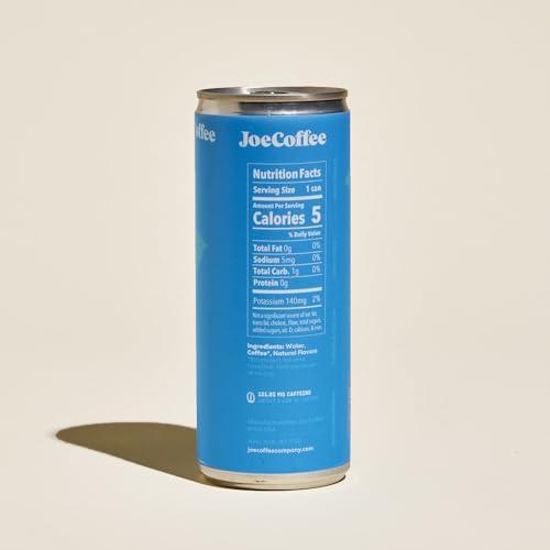 JOE COFFEE COMPANY Joe Coffee Company (NYC Roaster) Black Cold Brew Ready to Drink Coffee Cans (Pack of 12), RFA Certified, Kosher, Climate Friendly, Specialty Coffee