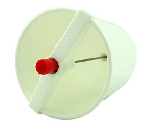 Needzo Religious Gifts White Plastic Push Button Communion Cup Filler Church Supplies, Fills Up to 25 Cups