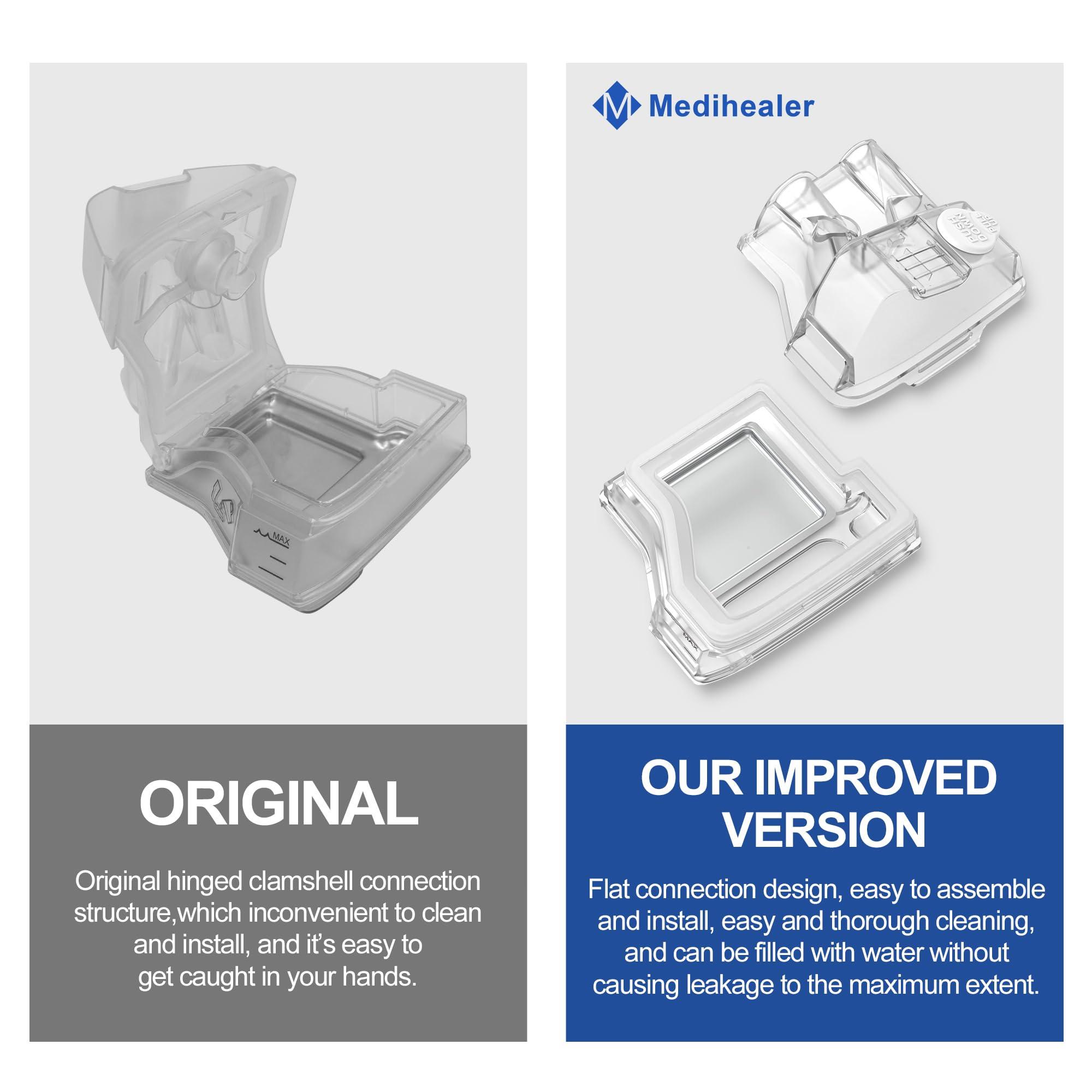 Medihealer Replacement Water Chamber for Air Sense 10, HumidAir Water Tub for S10 Series, 380ml Upgraded Standard Humidifier Tub,Great-Value Supplies by Medihealer.