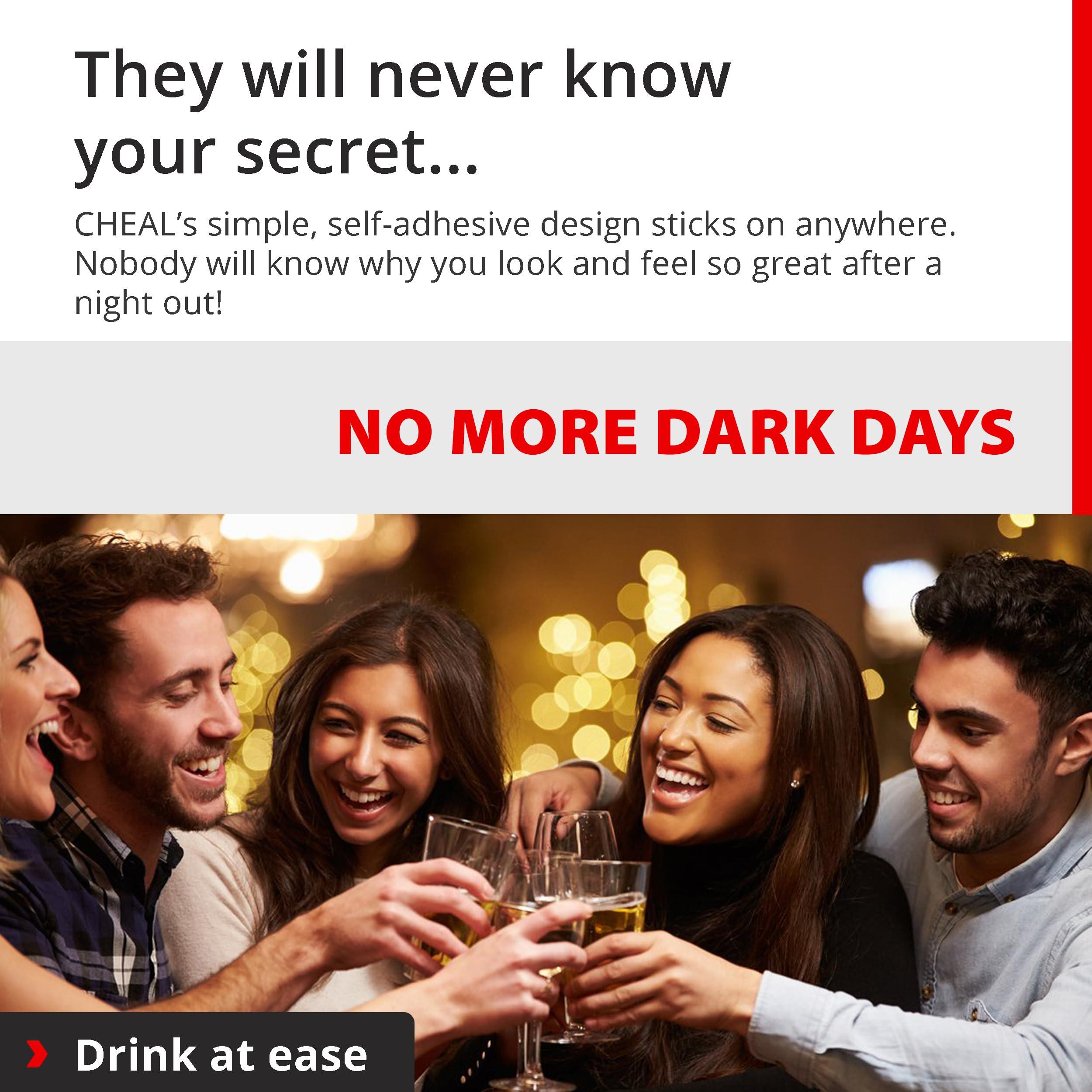 CHEAL Recovery Patch 5 Pack - Natural Replenishing Formula for Better Mornings | Before Drinking Use