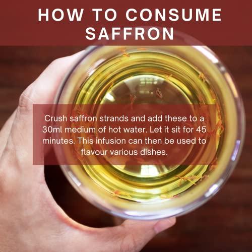 Cure With Earth Pure Kashmiri Mongra Saffron / Kesar / Keshar PACK OF 3 (1g each) | From the finest farmlands of Pampore, J&K, India | Tested and certified as Grade A