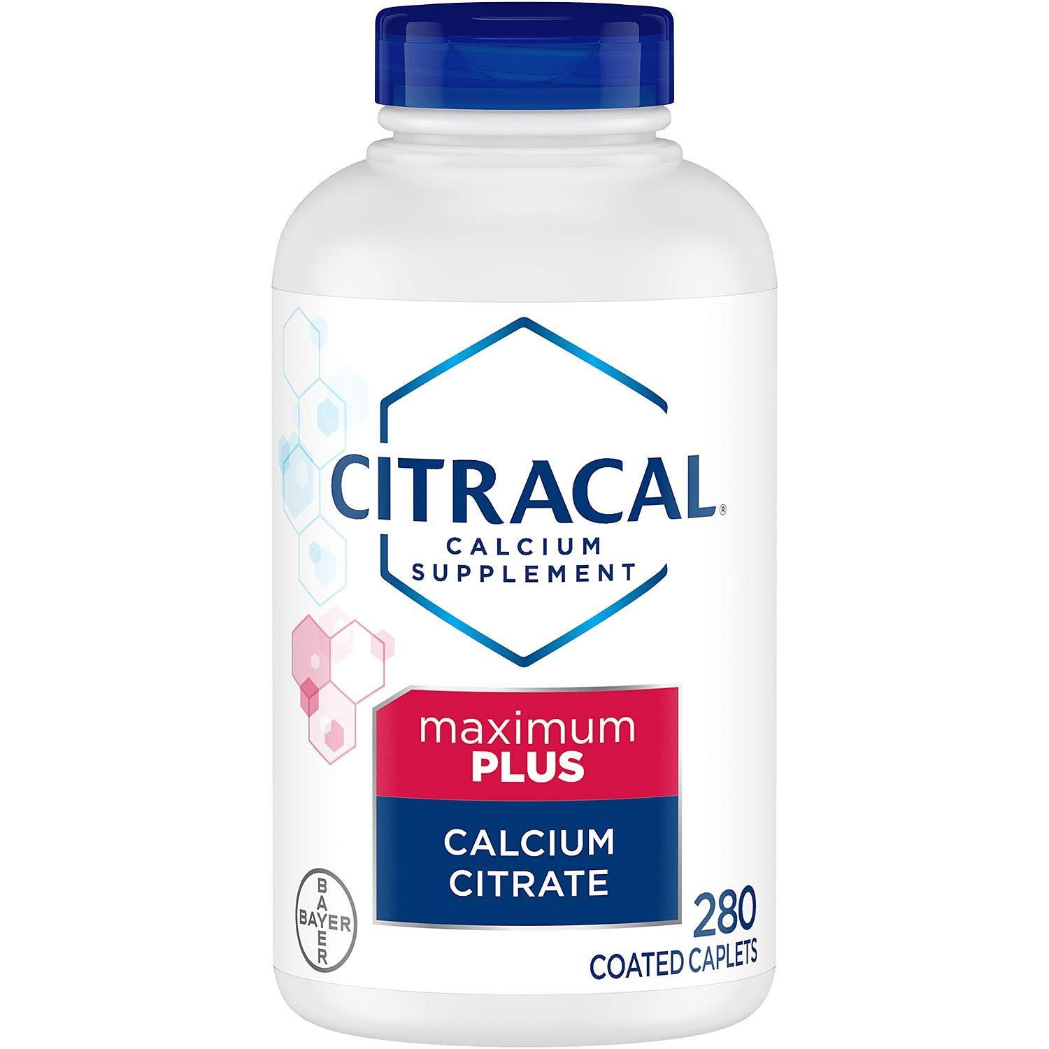 CITRACAL Citracal Maximum Plus Calcium Citrate Caplets Plus D3 (280 Count)
