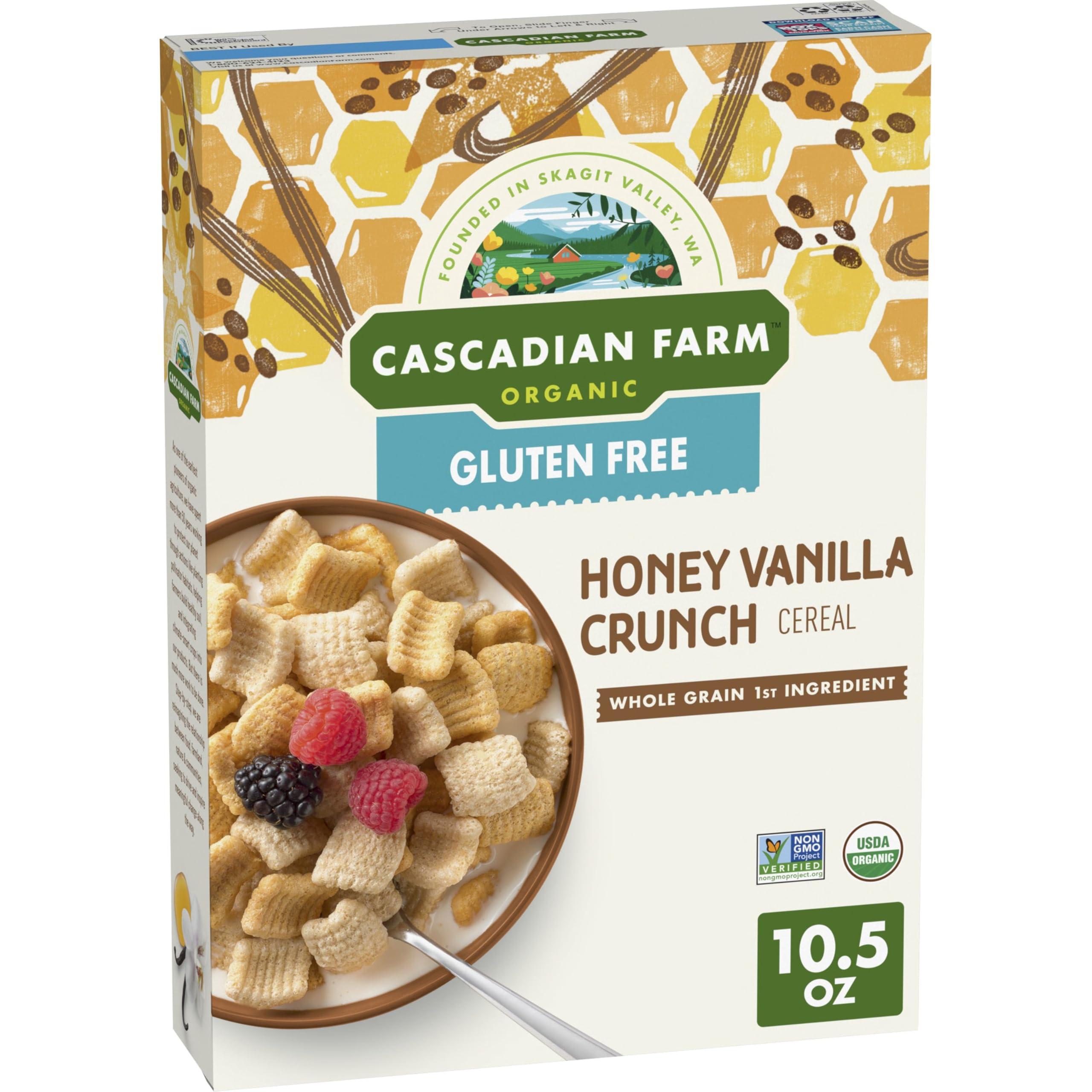 Cascadian Farm Cascadian Farm Organic Gluten Free Honey Vanilla Crunch Cereal, 10.5 oz