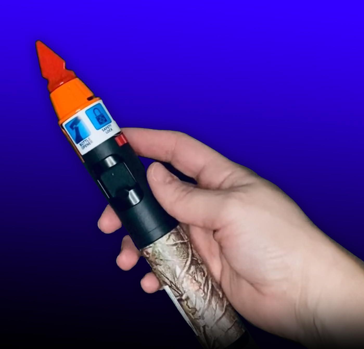 TORCHBLUE Torch Blue Torch Stick Multi Purpose Refillable Jet Butane 2300 Degree Prefilled & Ready to Use Lighter- Camoflauge (6)