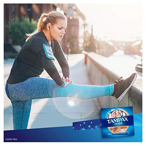 Tampax Tampax Pearl Plastic Tampons, Super Plus Absorbency, Unscented, 36 Count - Pack of 2 (72 Total Count)