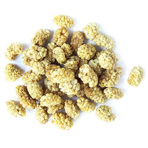 Food to Live Food to Live Organic Dried White Mulberries, 1 Pound - Non-GMO, Unsulfured, Bulk