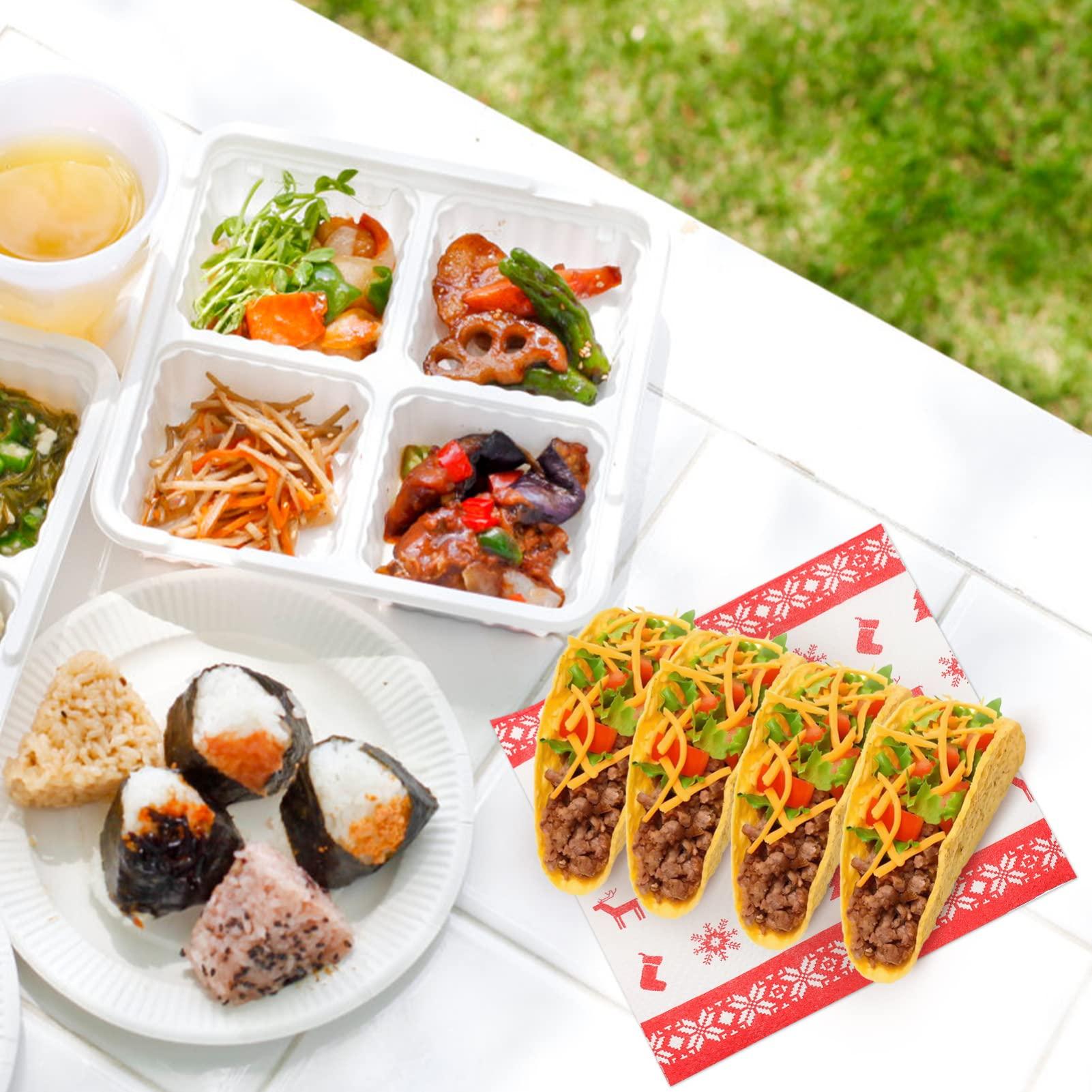 Angoily Angoily Food Paper Sheets, 10 Rolls Christmas Baking Fried Food Paper Food Basket Liners, Sandwich Paper Wraps