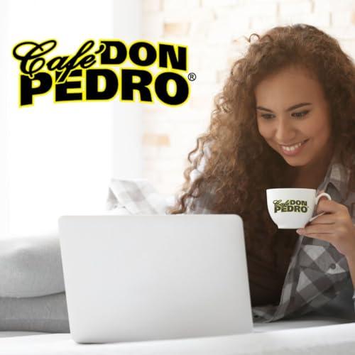 Cafe Don Pedro Cafe Don Pedro American Roast Naturally Low Acid Coffee - 34.5 Ounce Large Can for Coffee Lovers with Sensitive Stomachs - Delicious, Smooth Flavor, Medium Roast Stone Ground Coffee