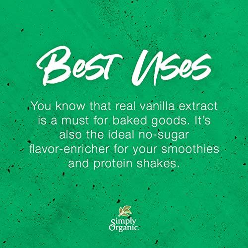 Simply Organic Simply Organic Vanilla Extract, Certified Organic | 8 oz | Pack of 6