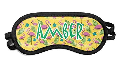RNK Shops Personalized Pink Flamingo Sleeping Eye Mask - Small