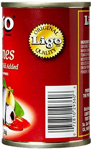 LIGO Ligo Sardines in Tomato Sauce with Chili Added, 5.5 Ounce (Pack of 100)