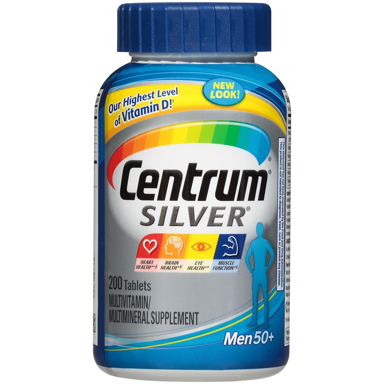 Centrum Centrum Men`s Ultra Silver Tab 200 Count (4 Pack)