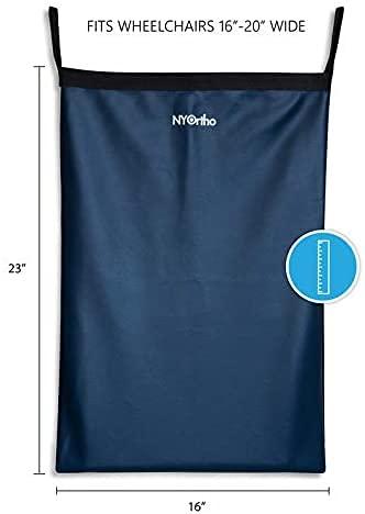 NYOrtho NYOrtho Wheelchair Footrest Bag/Leg Rest Bag/Footrest Extender Storage Bag Bariatric (Fits Wheelchair Seat Widths 22\" - 26\")