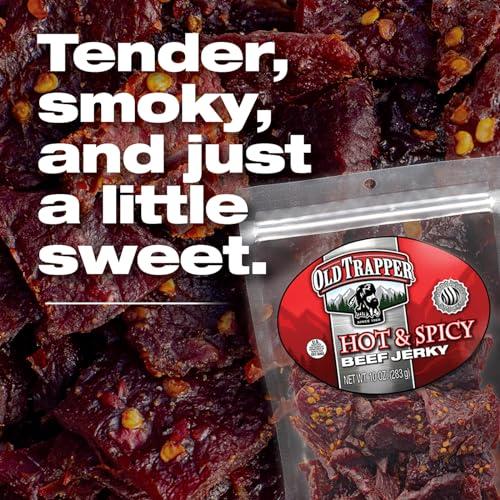 Old Trapper Old Trapper Beef Jerky, Spicy, 10 Ounce