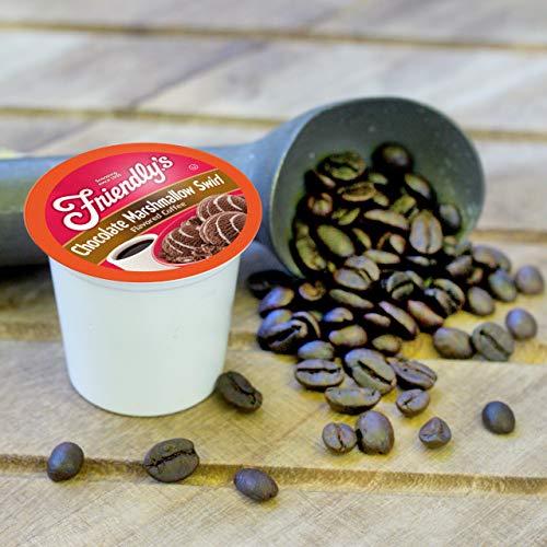 friendly's Friendly's Flavored Ice Cream Coffee Pods, Compatible with Keurig K Cup Brewers (Chocolate Marshmallow Swirl, 40 Count)