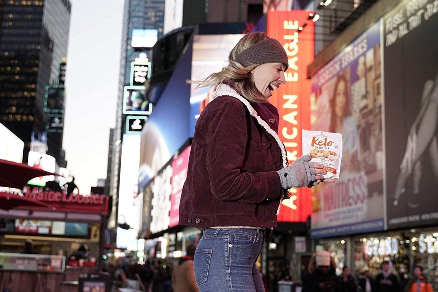 Nature's Garden Nature’s Garden Keto Snack Mix - Probiotic Cheese Balls, Crunchy Keto Snack, Keto Snack Mix, Low Carb, All Natural, Heart Healthy Nuts – 40 Oz Bag (Pack of 1)