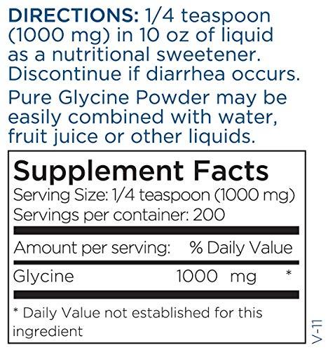 Metabolic Maintenance Metabolic Maintenance Glycine Powder, 200g - Calm Support, Liver Detoxification, Joint Health & Collagen Production - Amino Acid Supplement