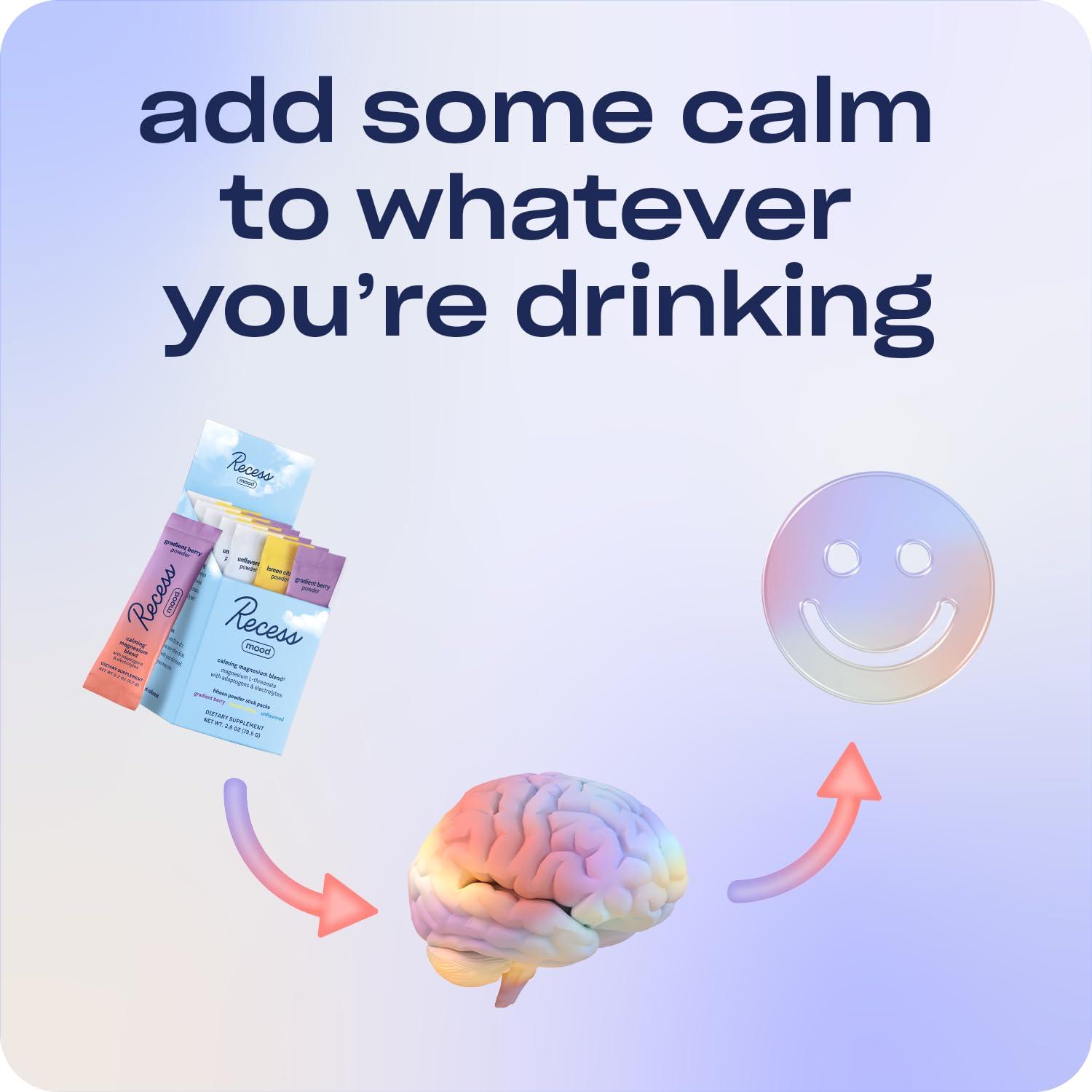 Drink Recess Inc. Recess Mood Drink Mix Powder | Sampler Pack | 15ct Box