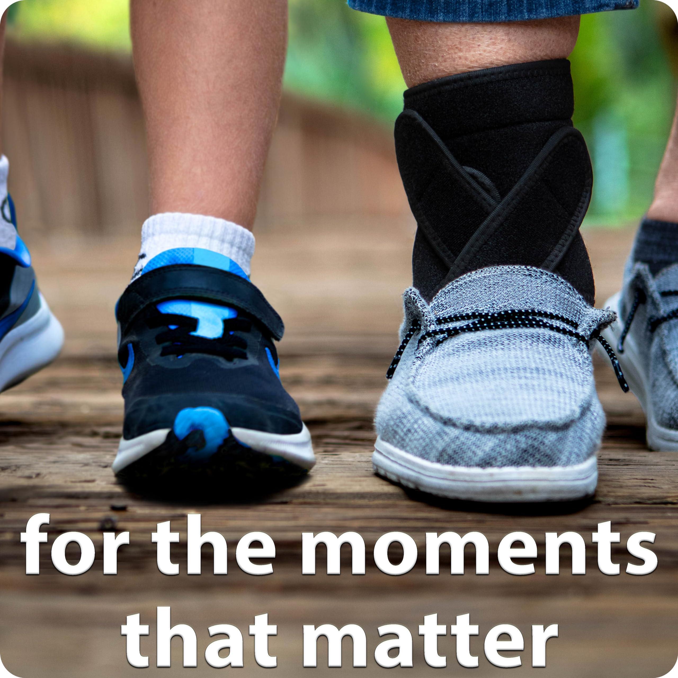 Omeer Omeer Right Foot AFO Foot Drop Brace For Walking With Shoes, Socks, Or Barefoot Provides Foot Drop Support For Men Or Women And Also Provides Plantar Fasciitis Relief