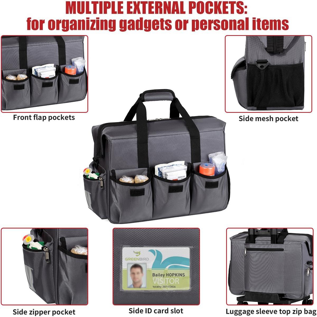 Gatycallaty Nurse Doctor Duffle Bag Medical Nursing College School Student Essentials Supplies Home Health Nurse Clinical Duffel Bag Work Nursing Cna Accessories Gift for New Er Lpn Rn Professional Assistant