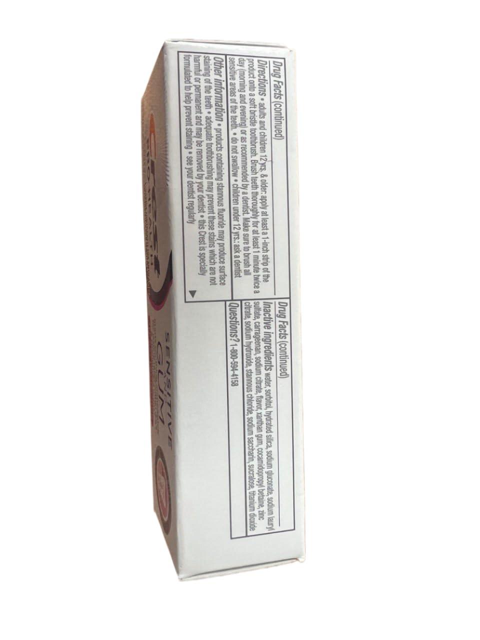 Crest Crest Pro Health Gum and Sensitivity Toothpaste for Sensitive Teeth, Soft Mint, Travel Size 0.85 oz (24g) - Pack of 6