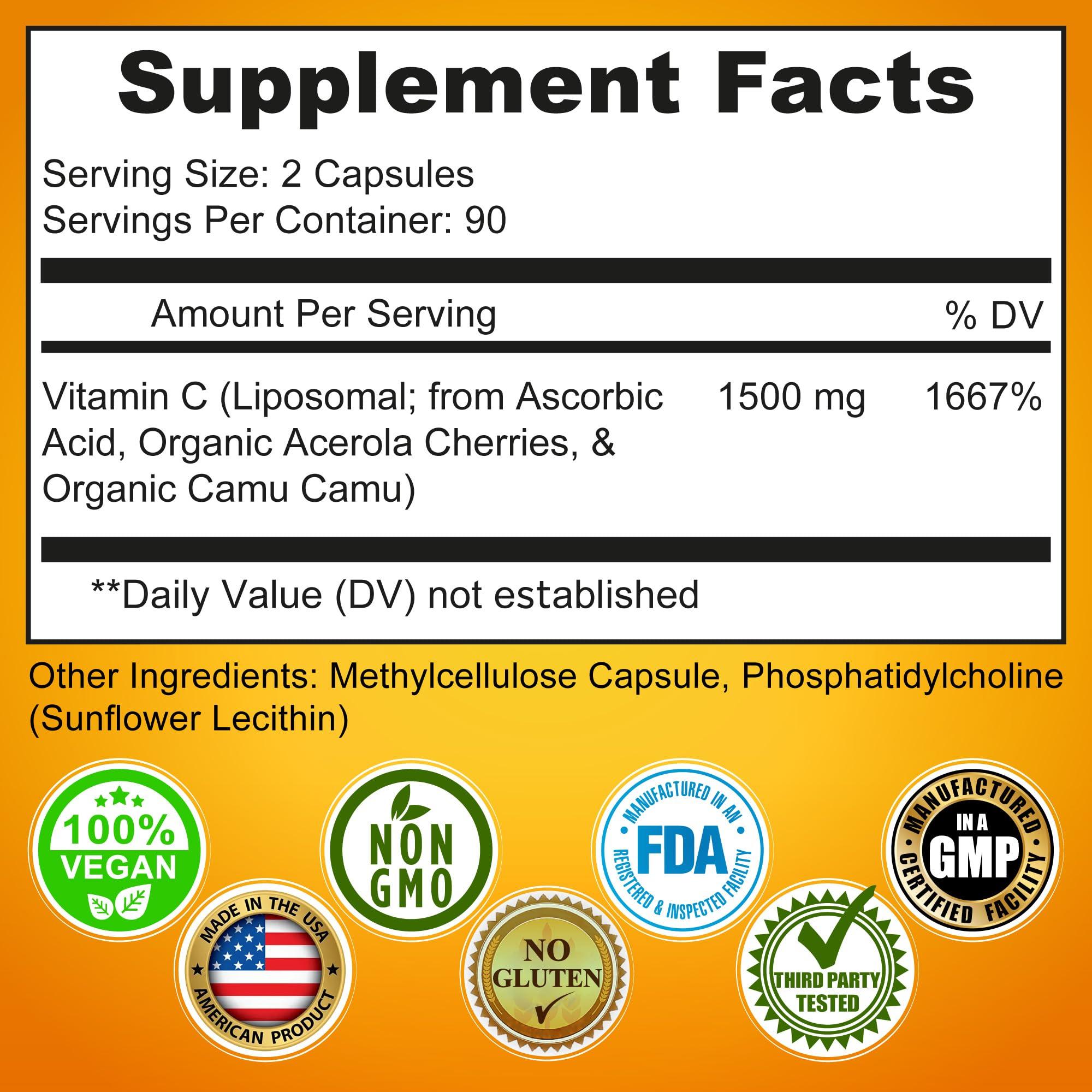 SUPPLEMENTS STUDIO Probiotics with Digestive Enzymes and Prebiotic, 3-In-1 Vegan Multi Enzyme Complex - Bundle up with - Quercetin with Bromelain Vitamin C and Zinc & Liposomal Vitamin C 1500mg Capsules