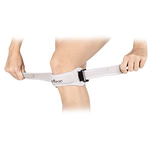 Abco Tech Abco Tech Patella Knee Strap - Knee Pain Relief - Tendon and Knee Support for Running, Hiking, Soccer, Basketball, Volleyball and Exercise - Runners Knee Stabilizer - Adjustable Band
