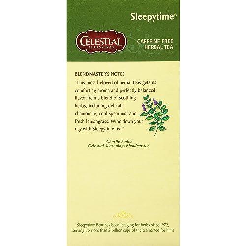 Celestial Seasonings Celestial Seasonings Herbal Tea, Sleepytime, 25 Count (Pack of 6)